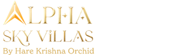 Alpha Sky Villas Logo Golden